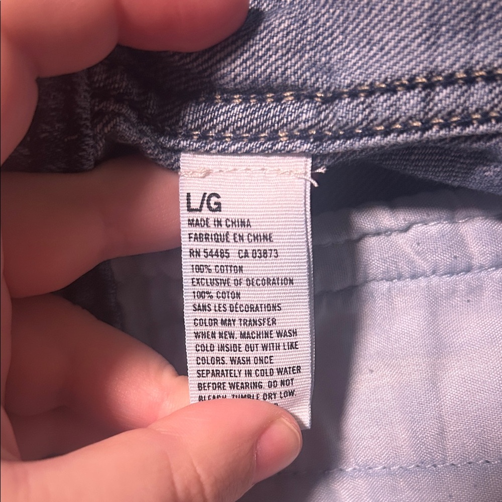 American Eagle Outfitters Dark Blue Jean Jacket - Picture 3 of 3